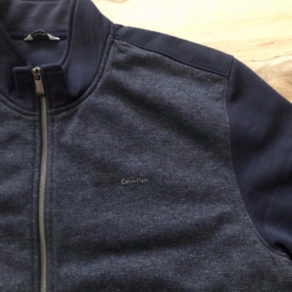 Calvin Klein Full Zip Sweater Jacket - Picture 2 of 7